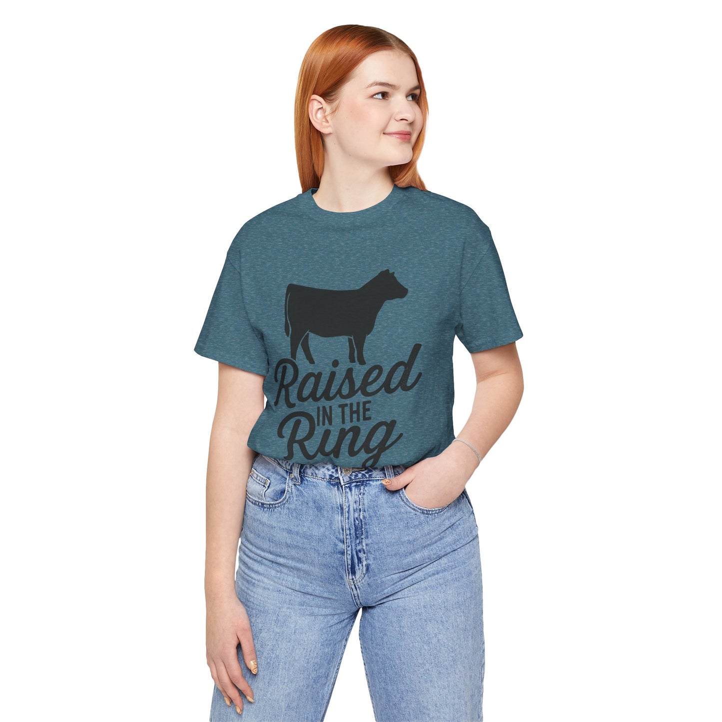 Raised in the Ring Cow Tee