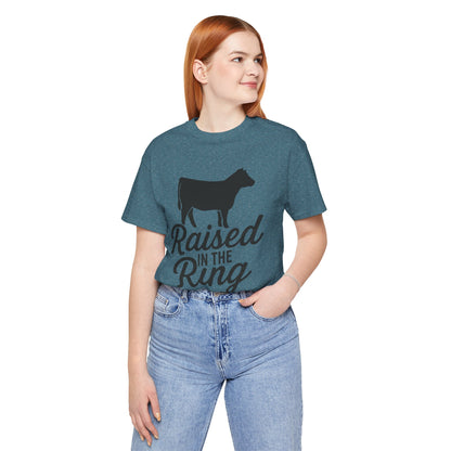 Raised in the Ring Cow Tee
