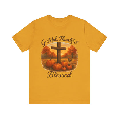 Grateful, Thankful, Blessed Fall Tee