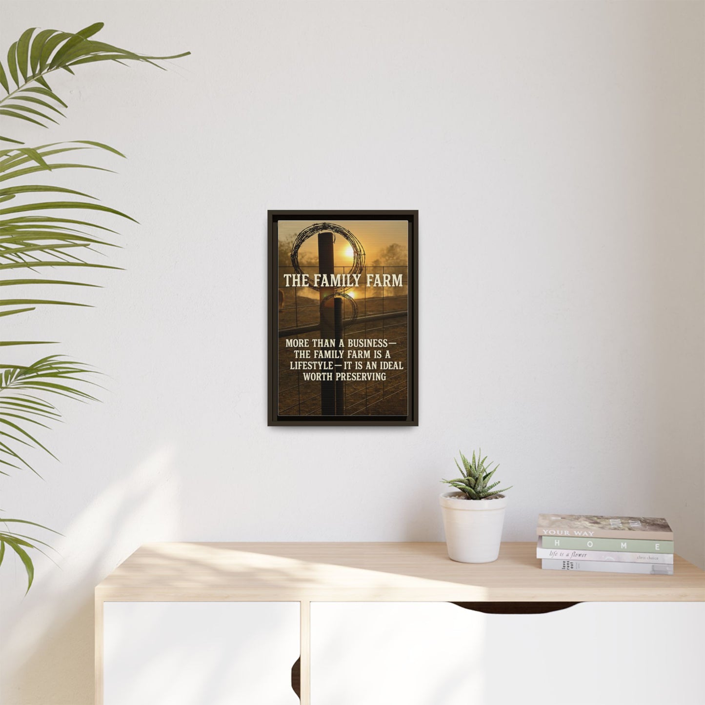 The Family Farm- Rustic Canvas Wall Art