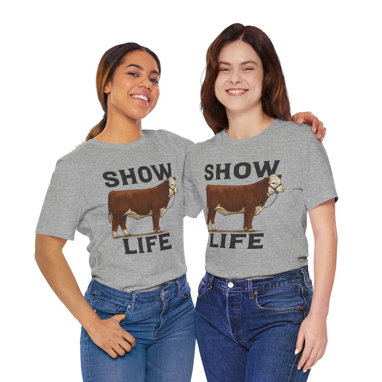 Show Life Hereford Cow Tee