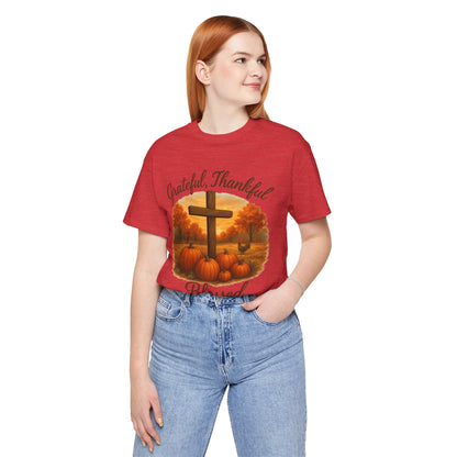 Grateful, Thankful, Blessed Fall Tee