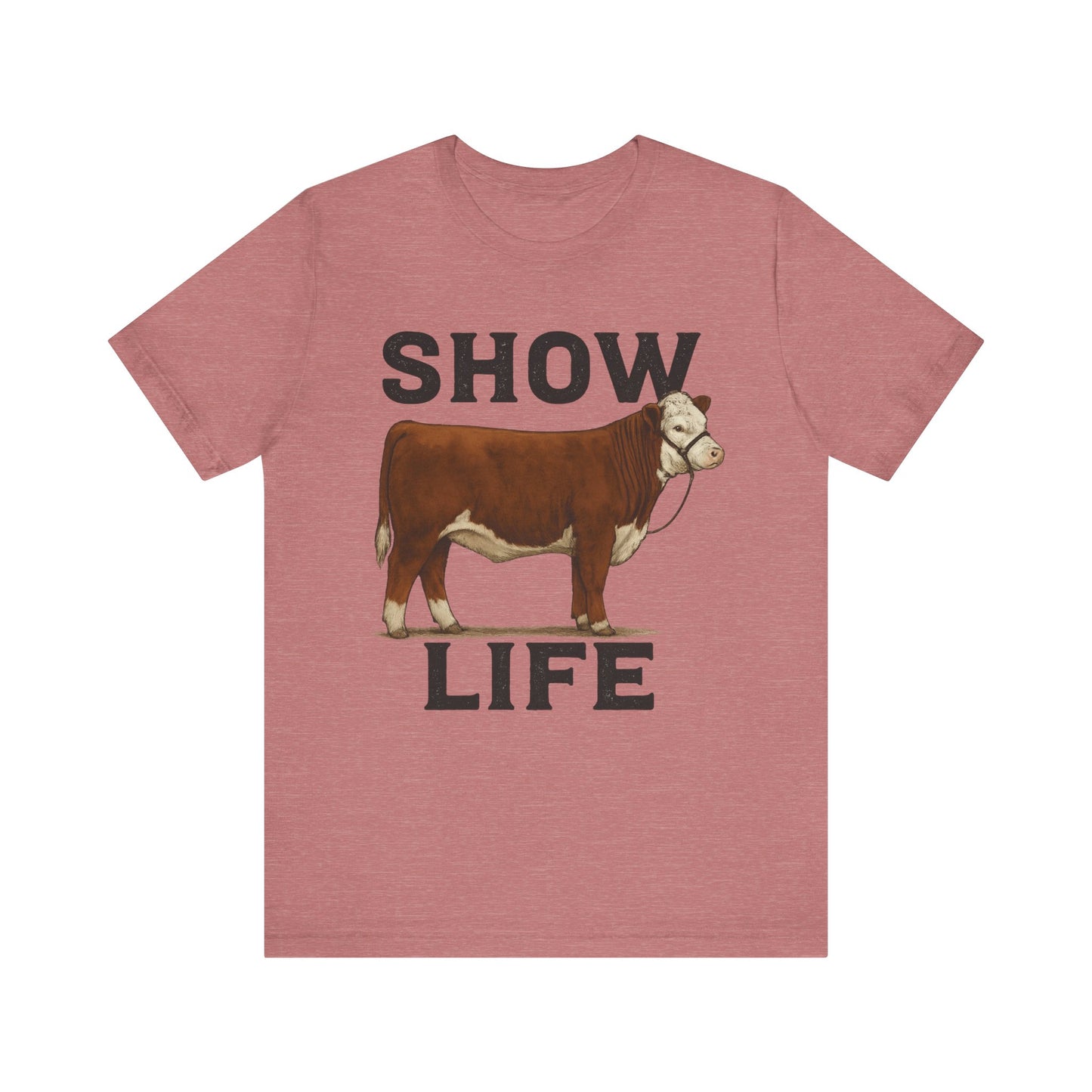 Show Life Hereford Cow Tee