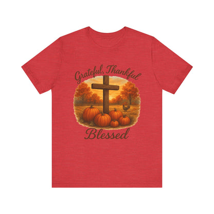 Grateful, Thankful, Blessed Fall Tee