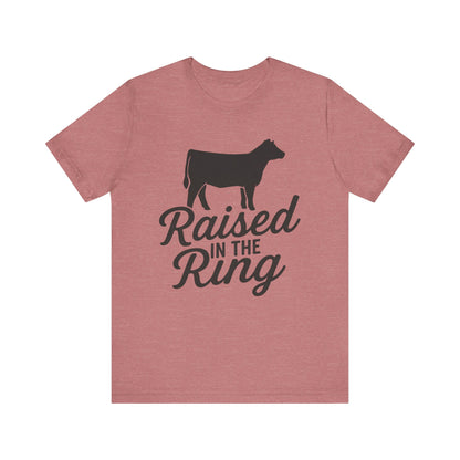 Raised in the Ring Cow Tee