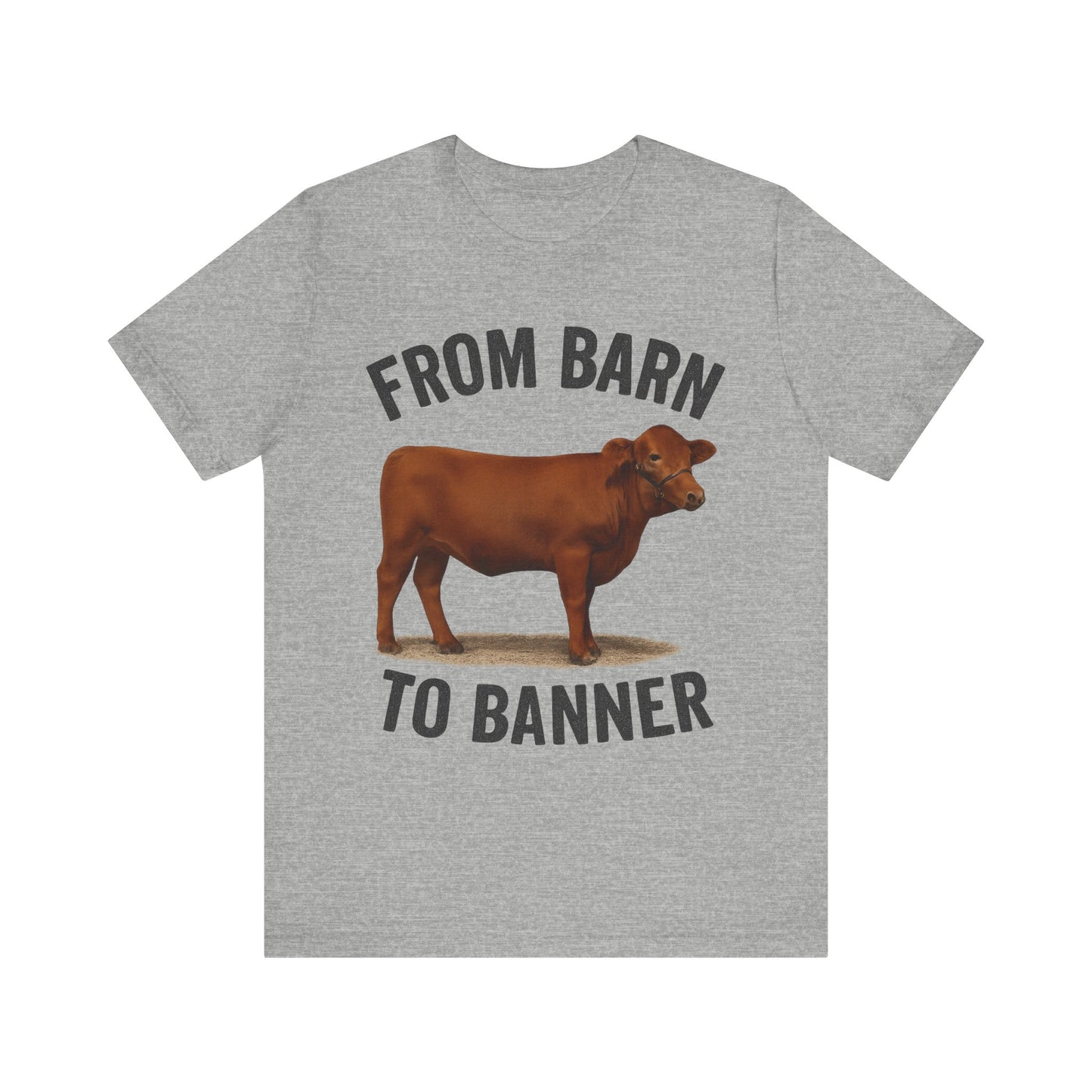 From Barn to Banner Red Angus Tee