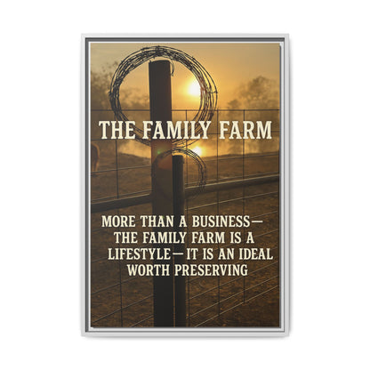 The Family Farm- Rustic Canvas Wall Art