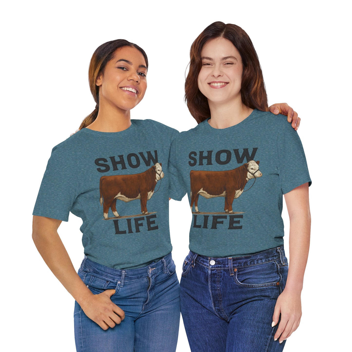 Show Life Hereford Cow Tee