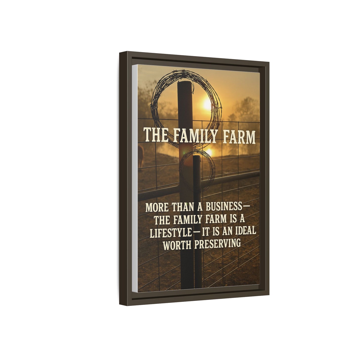 The Family Farm- Rustic Canvas Wall Art