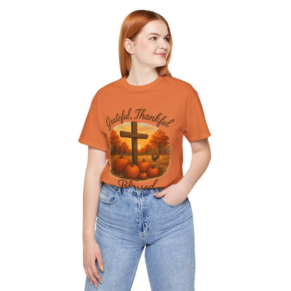 Grateful, Thankful, Blessed Fall Tee