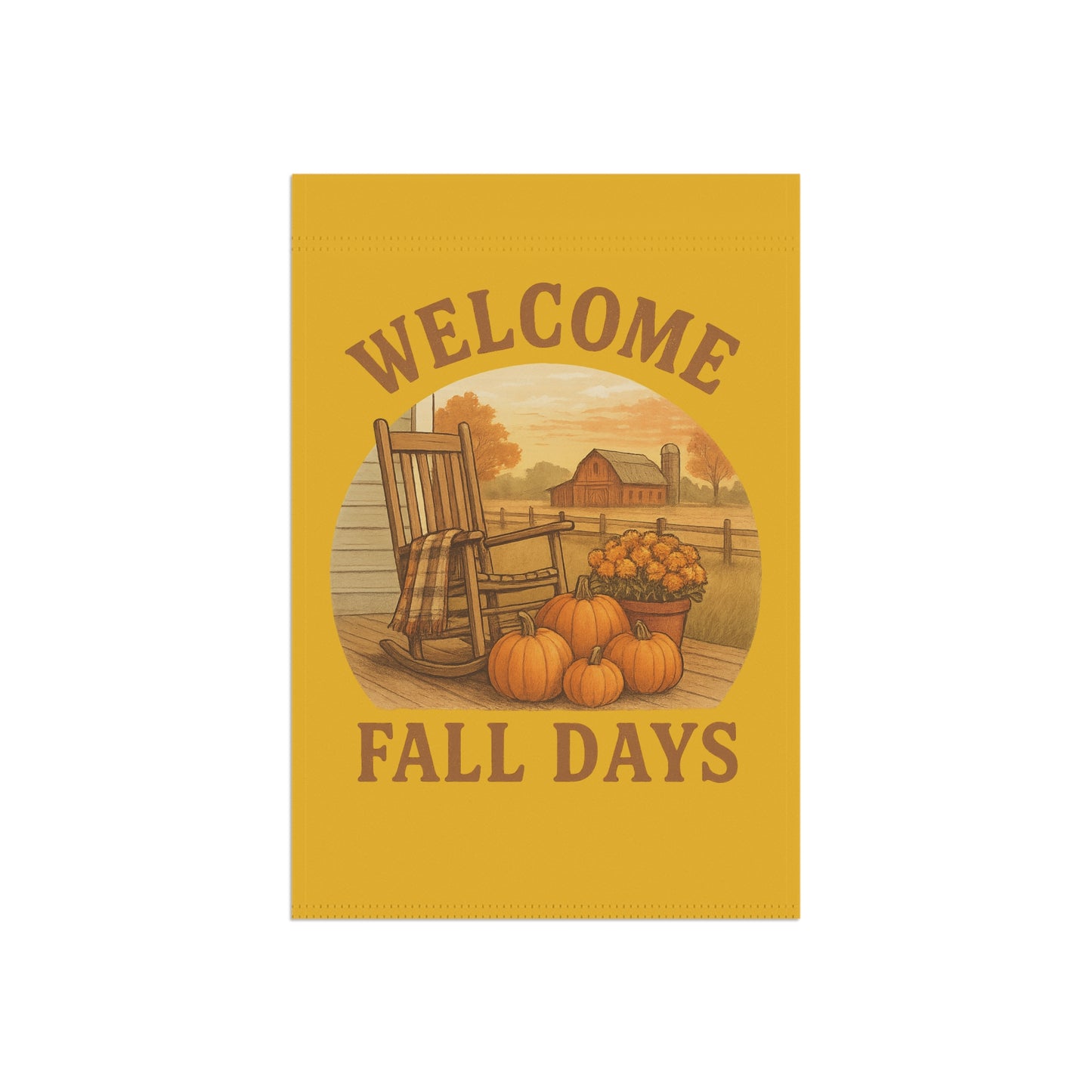 Welcome Fall Days Garden Banner