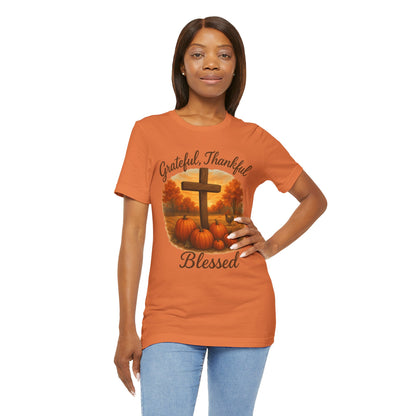 Grateful, Thankful, Blessed Fall Tee
