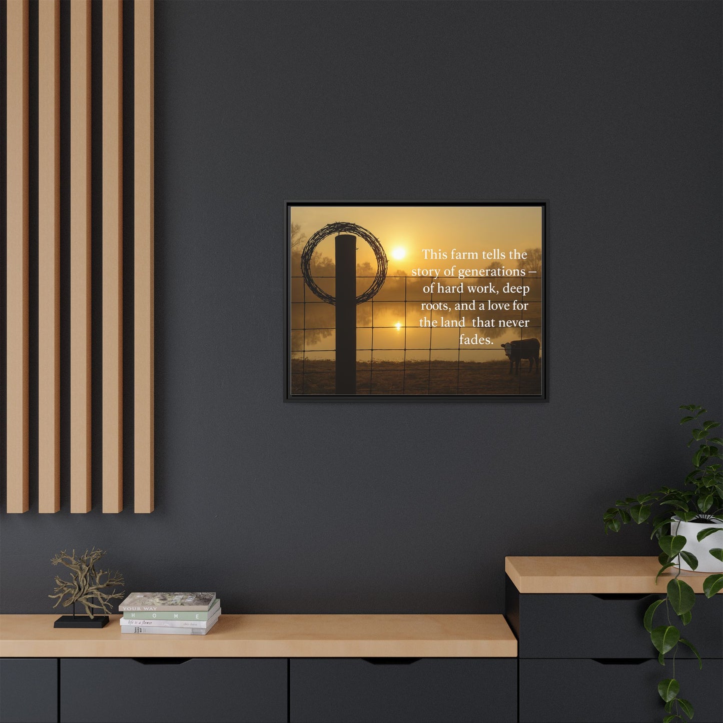 Generations of Farm Life- Rustic Canvas Wall Art