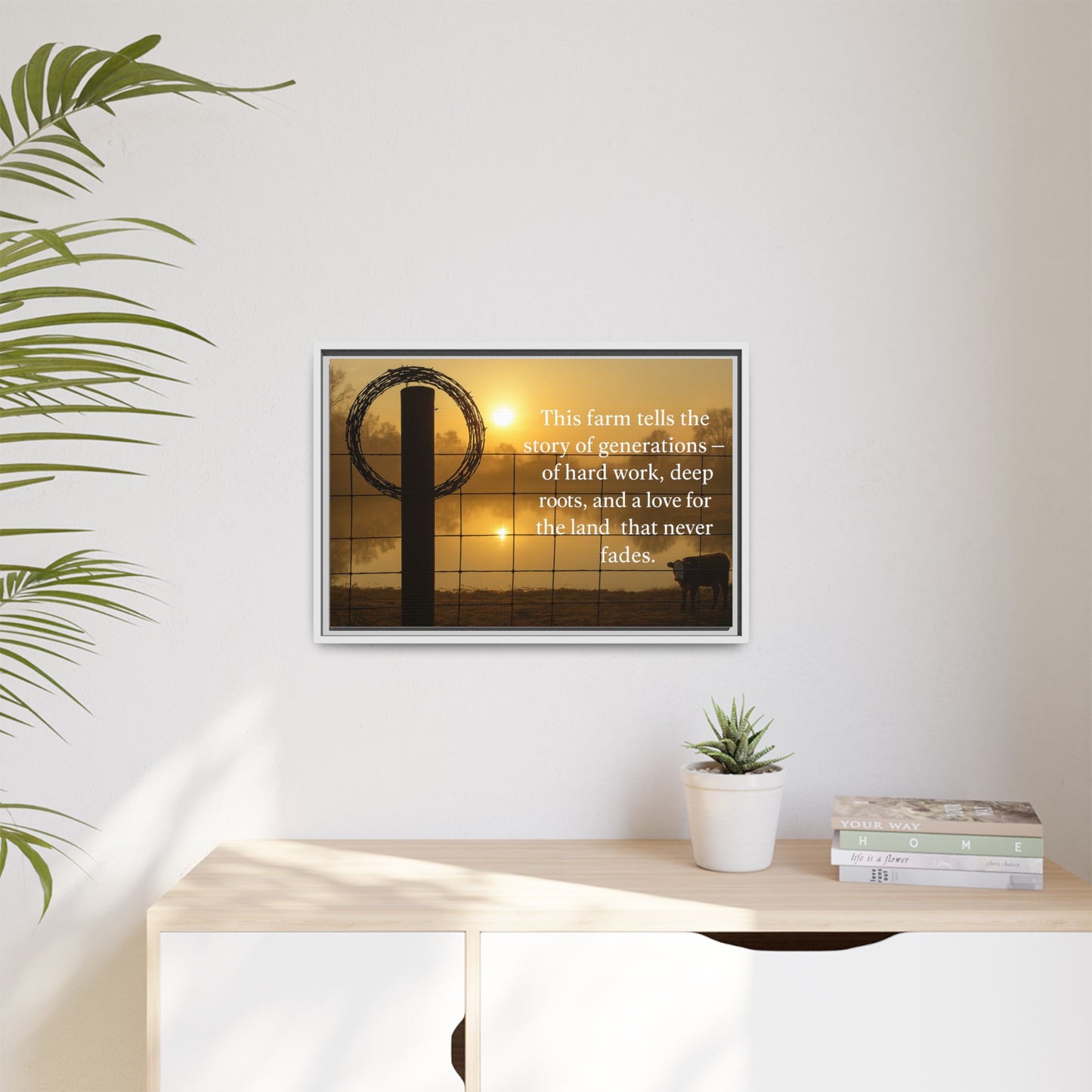 Generations of Farm Life- Rustic Canvas Wall Art