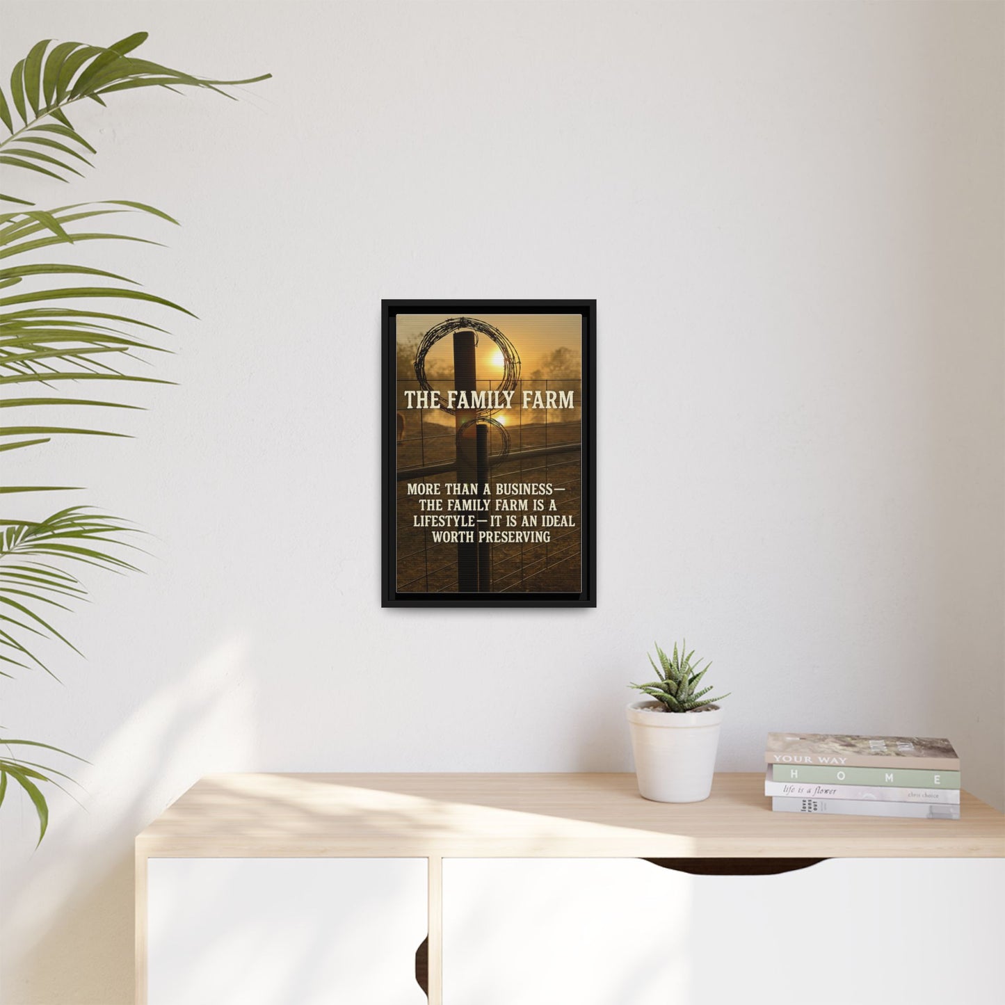 The Family Farm- Rustic Canvas Wall Art