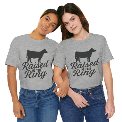 Raised in the Ring Cow Tee