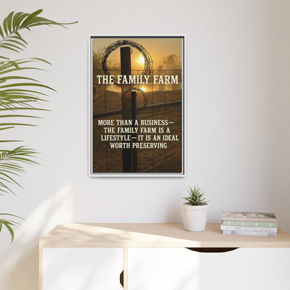 The Family Farm- Rustic Canvas Wall Art