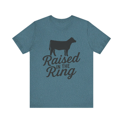Raised in the Ring Cow Tee