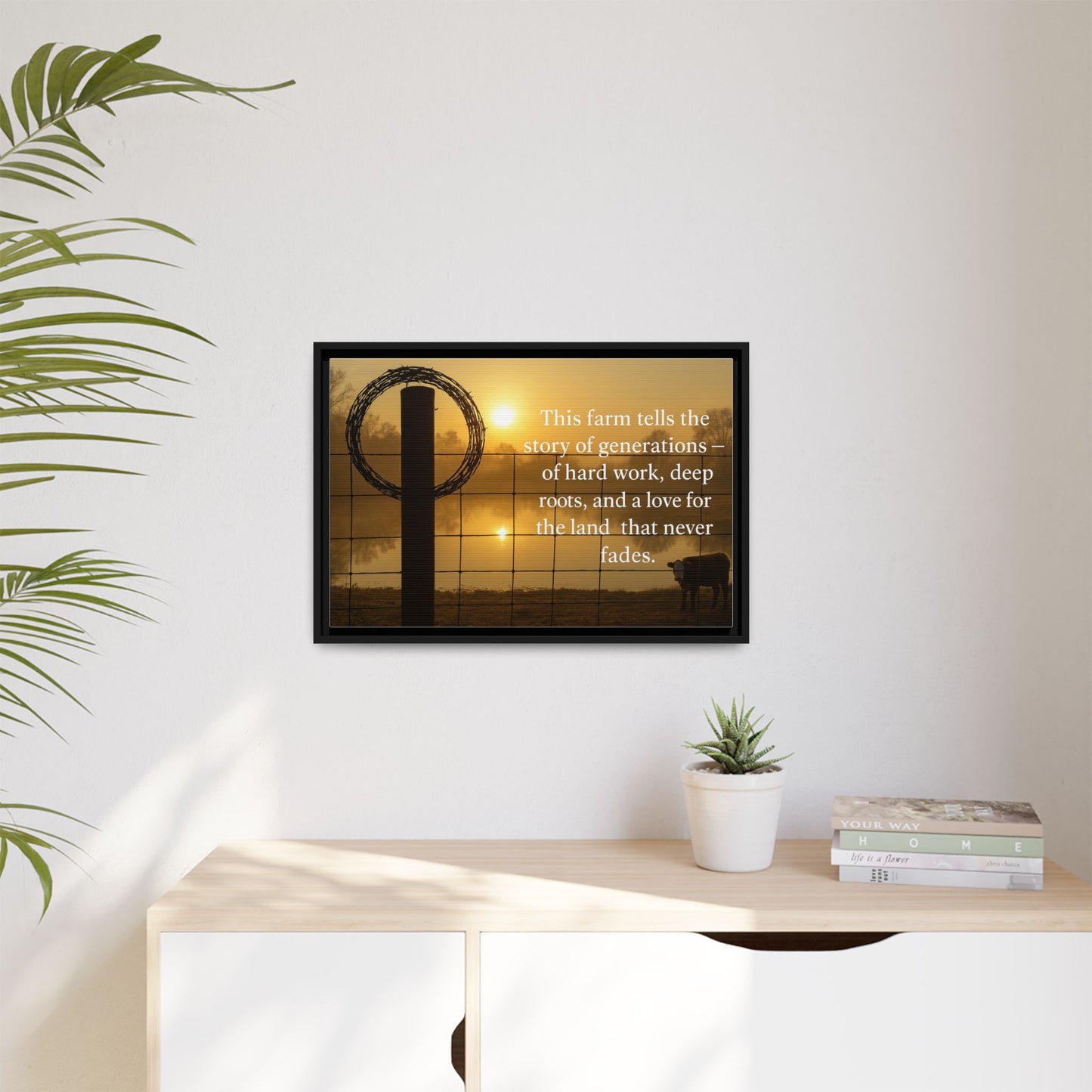 Generations of Farm Life- Rustic Canvas Wall Art